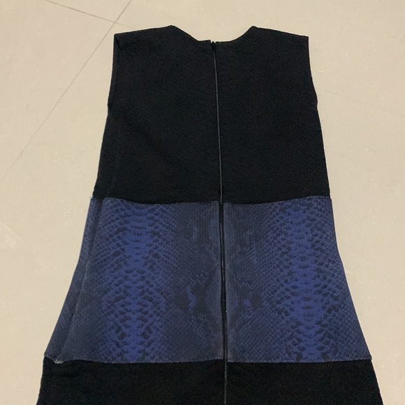 Christopher Kane Black and Navy Python Dress - Picture 8 of 11